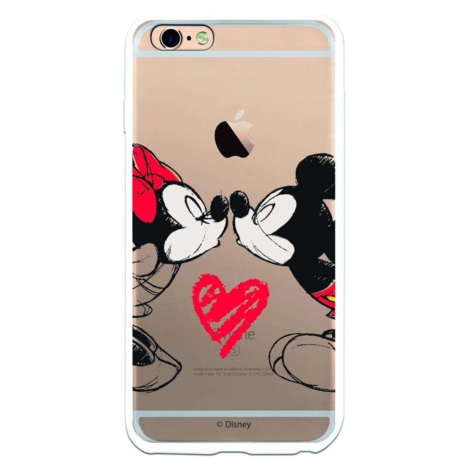 La Casa de las Carcasas Licenze Ufficiali Topolino Minnie Beso cover iPhone 6 Plus