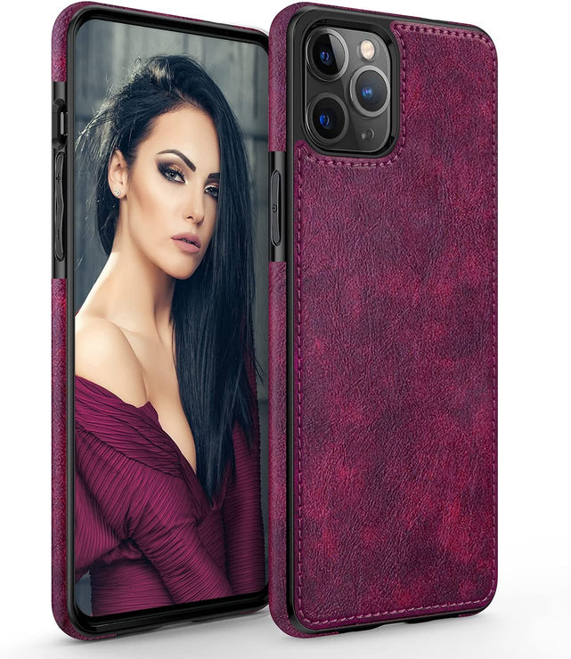 Redpepper iPhone 14 Pro cover pelle business marrone