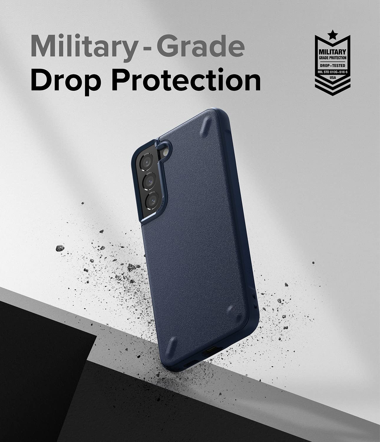 Ringke Onyx Cover Samsung Galaxy S22 5G Custodia Blu Antiurto