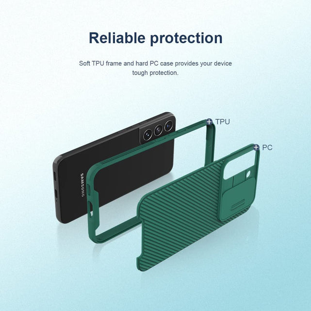 Redpepper Galaxy Cases Galaxy S22 Plus 5G cover nera slide camera