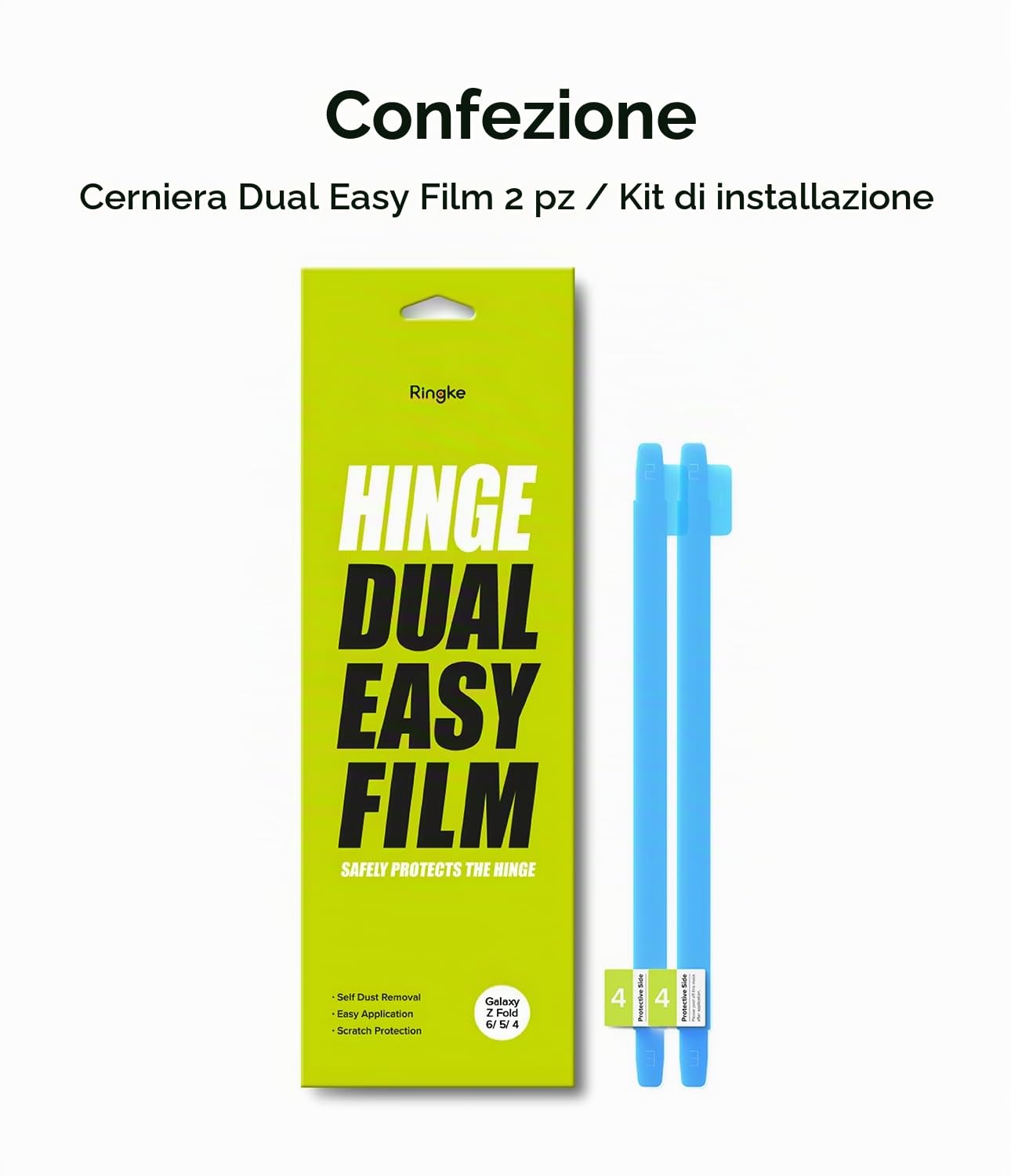 Ringke Hinge Dual Easy Film pellicola Z Fold 6 TPU