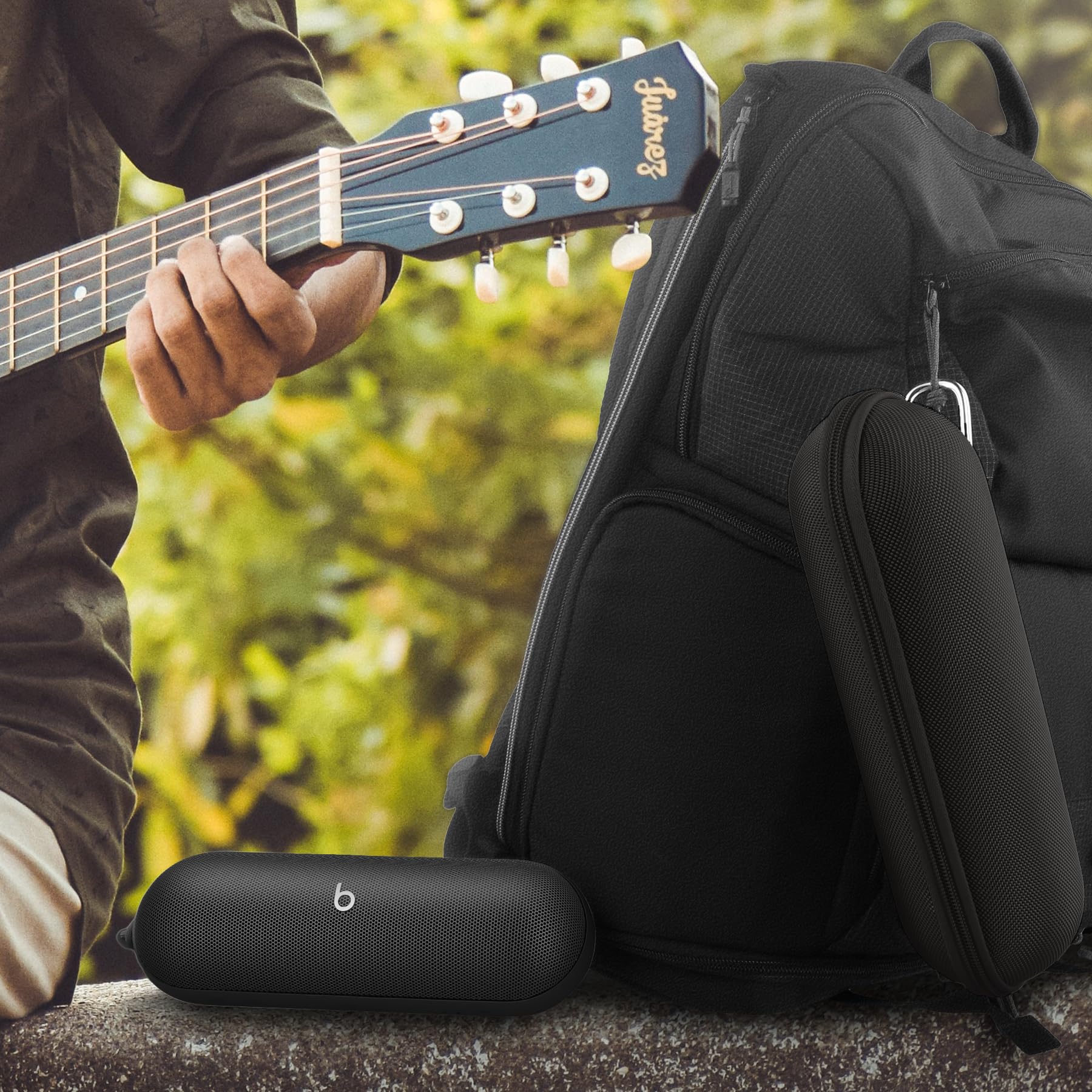 Aenllosi Speaker Case custodia Beats Pill EVA Nero Opaco