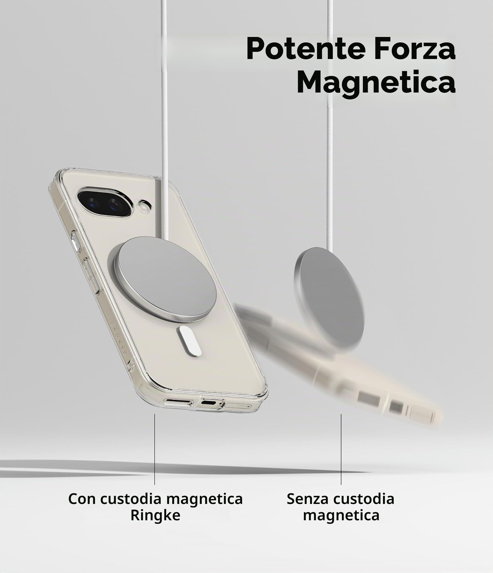Ringke Fusion Magnetic Cover Pixel 9a Magnetic Clear