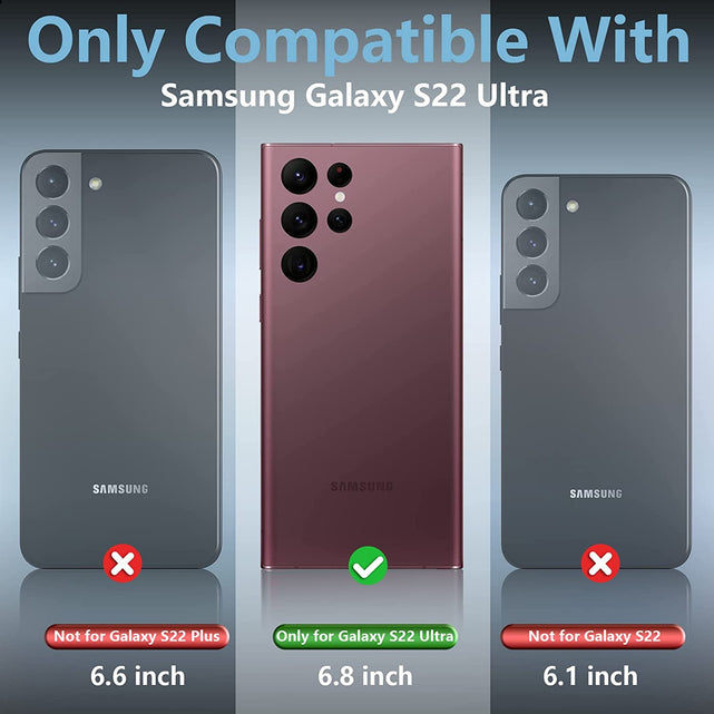 Redpepper Galaxy S22 Ultra Cover Impermeabile IP68 Trasparente