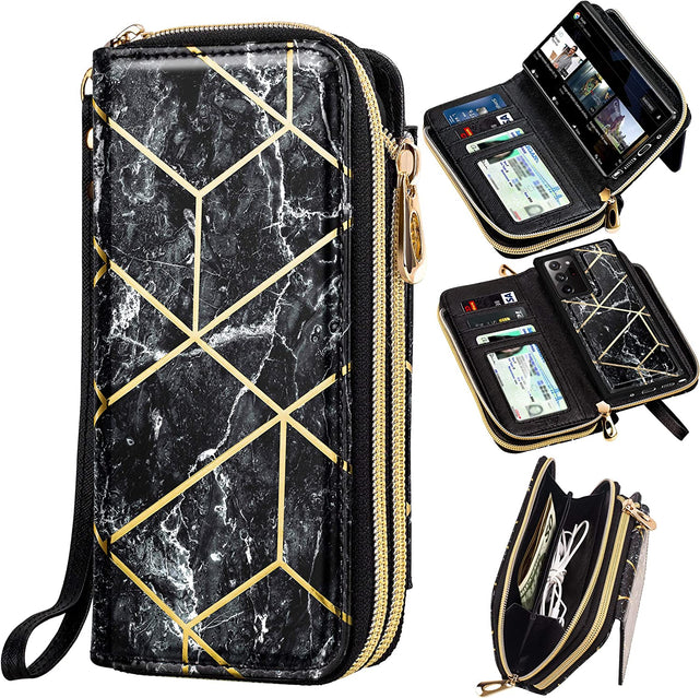 Redpepper Galaxy Cases portafoglio Note 20 Ultra pelle verde