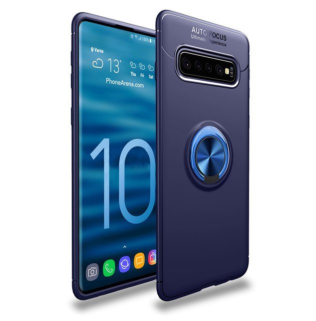 Redpepper Galaxy S10 Plus cover opaca con anello supporto