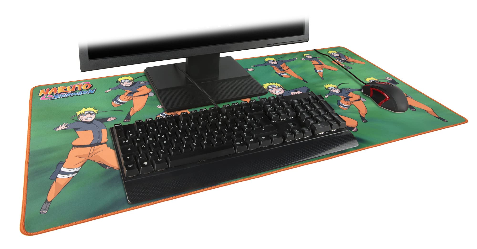Konix Naruto Shippuden tappetino mouse XXL 90x46 cm cloni ombra