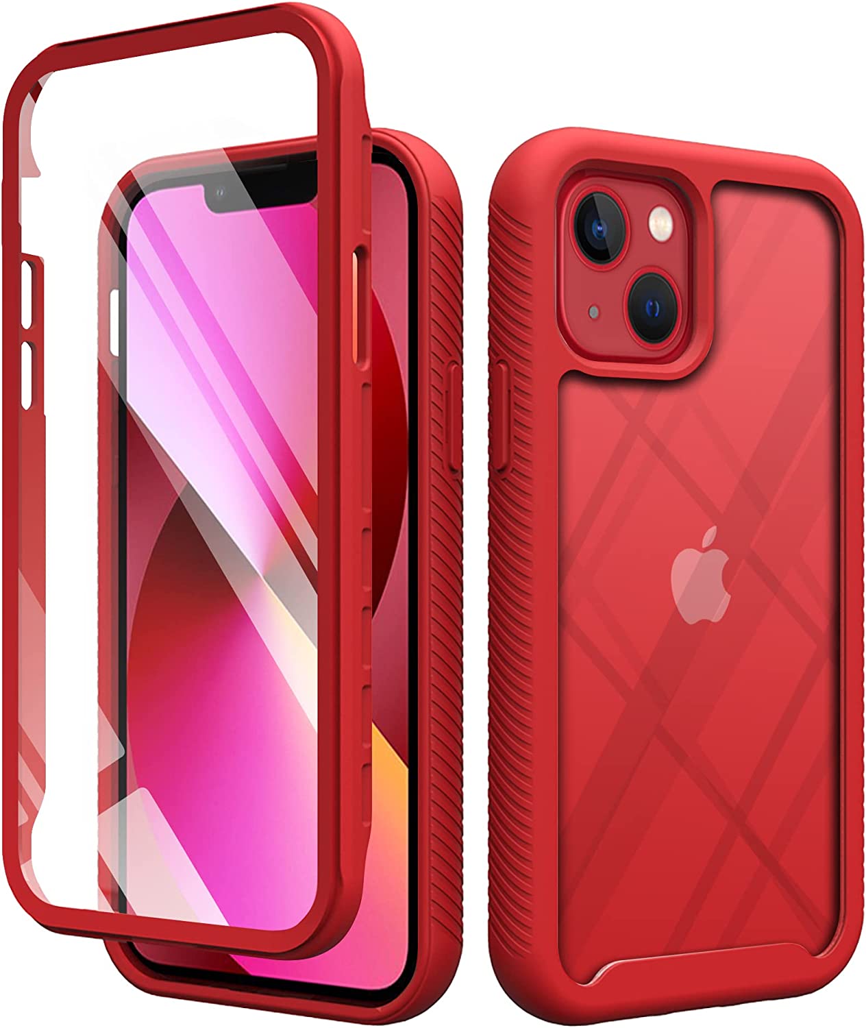 Redpepper Apple Cases Cover iPhone 13 Mini 5.4 Trasparente Blu