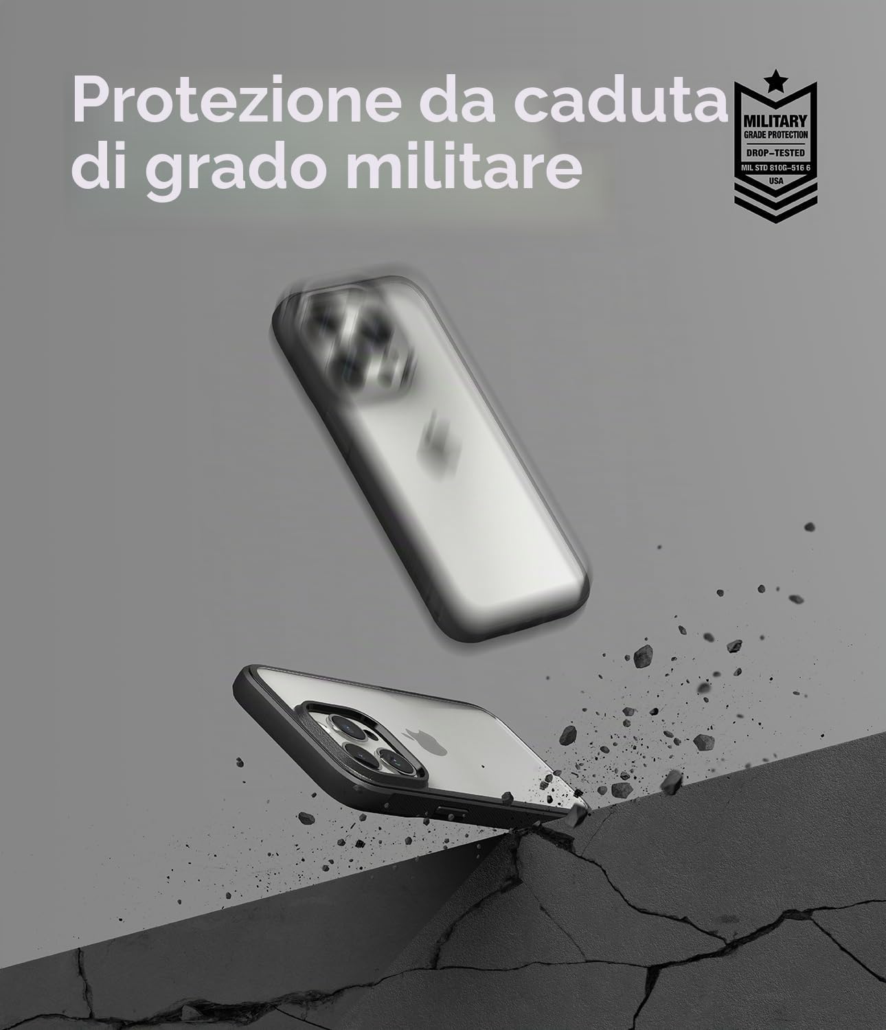 Ringke Fusion Bold Cover Nera per iPhone 15 Pro Max