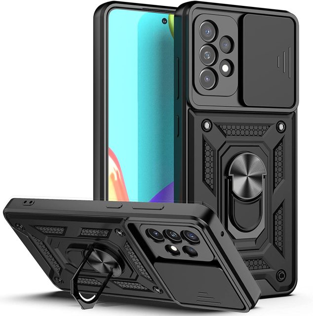 Redpepper S21 Ultra Cover Antiurto Nera con Anello