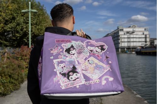 Konix Hello Kitty shopper M 40x45x20 Kuromi Friends viola