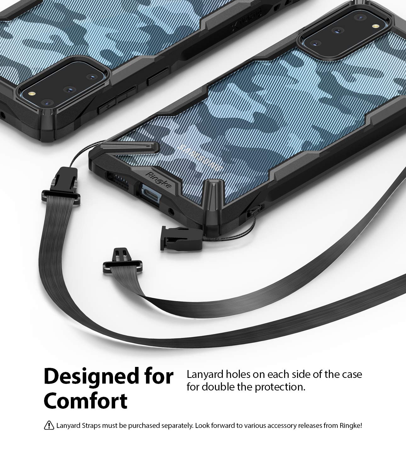 Ringke Fusion-X Custodia Galaxy S20 6.2 Camo Black Antiurto