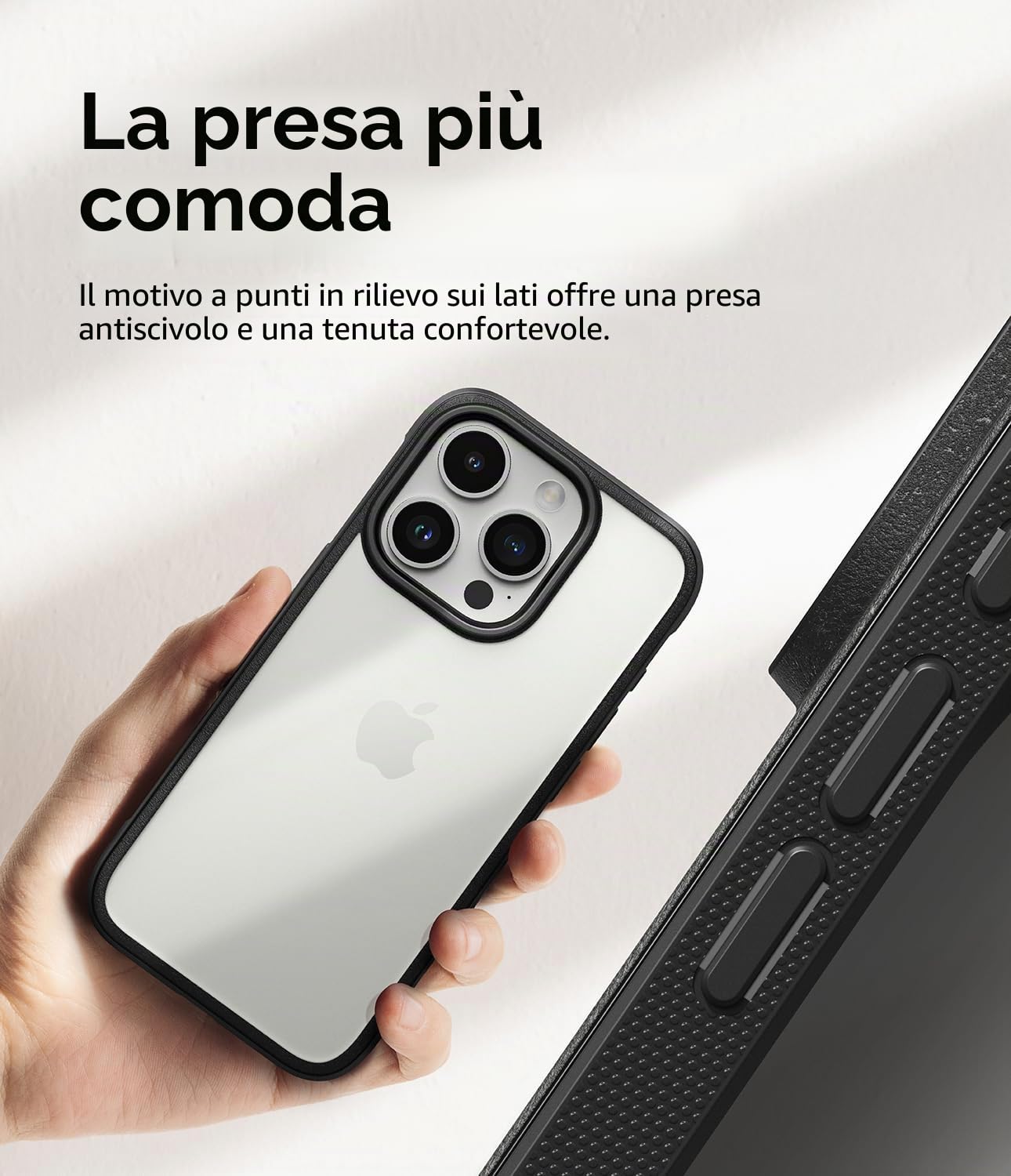 Ringke Fusion Bold Cover Nera per iPhone 15 Pro Max
