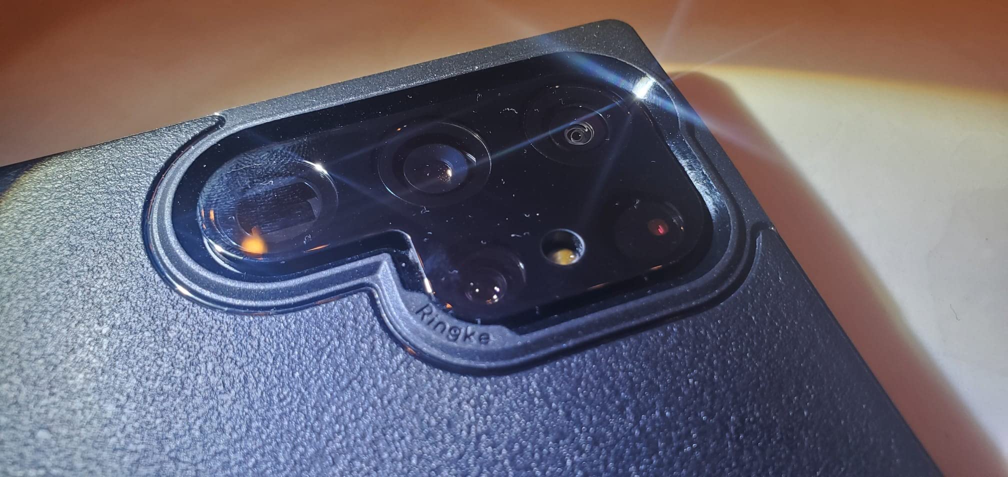 Ringke Onyx Cover Galaxy S22 Ultra Black Antiscivolo