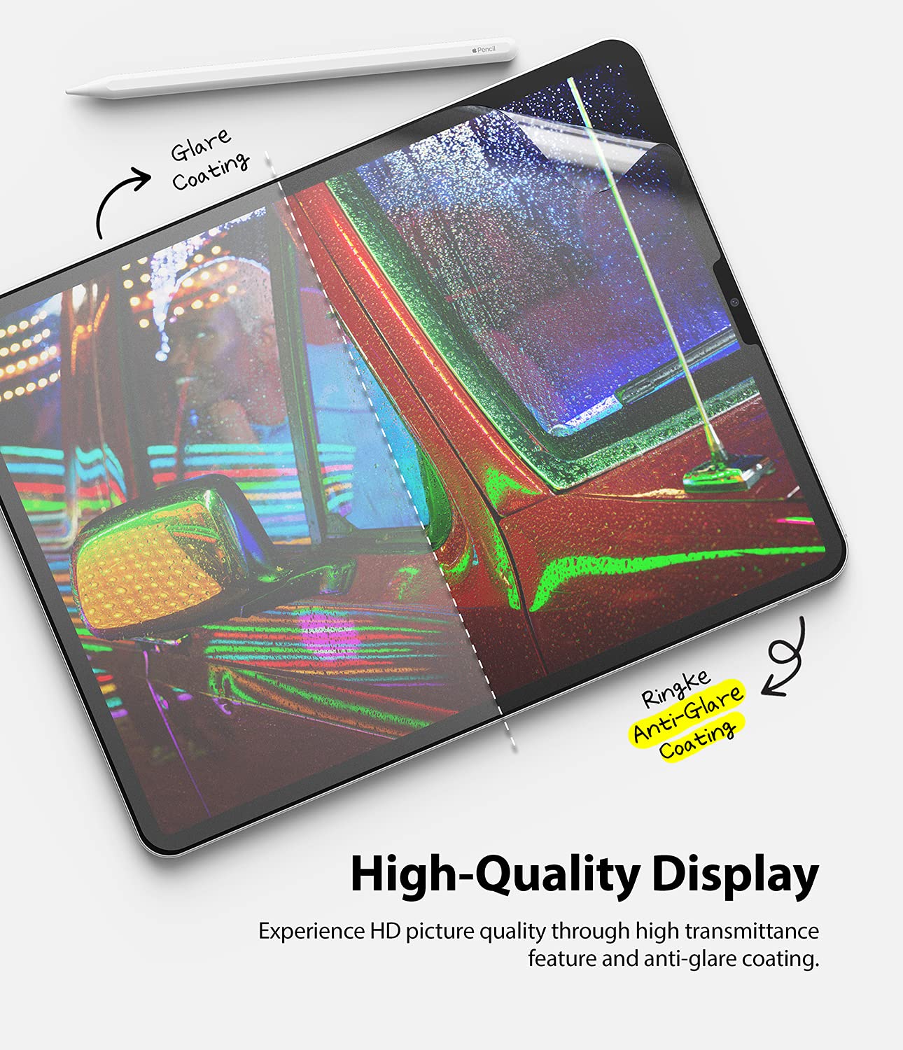 Ringke Paper Touch Film iPad Pro 12.9 pellicola carta 2 pezzi Clear