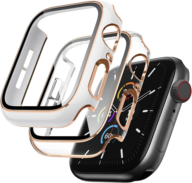 Redpepper Apple Watch Cases 40mm cover oro rosa vetro temperato