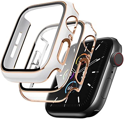 Redpepper Apple Watch Cases 40mm cover oro rosa vetro temperato