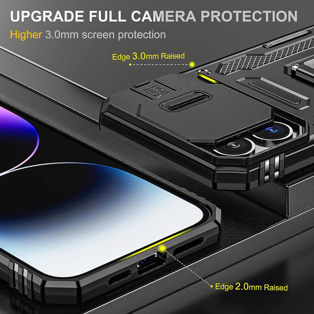 Redpepper 15 Pro Max Cover Blu Anello TPU Copri Fotocamera