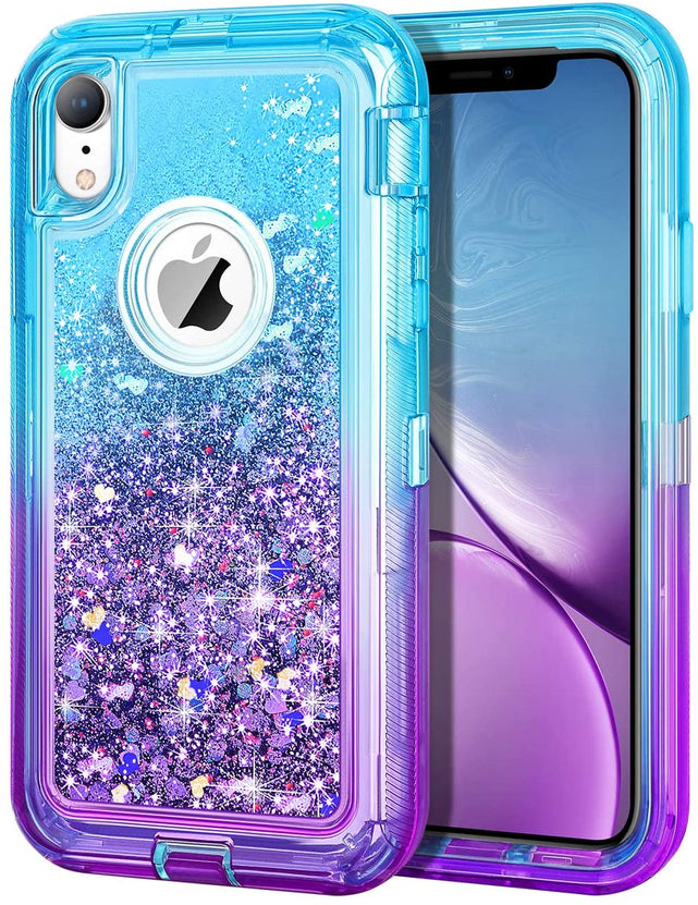 Redpepper iPhone XR Cover Glitter Antiurto Bling