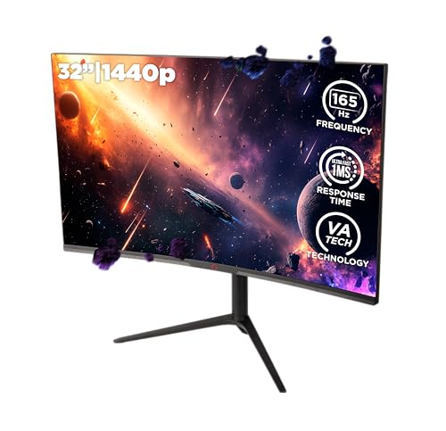 Konix Cosmos monitor gaming curvo 32" QHD 165 Hz 1 ms