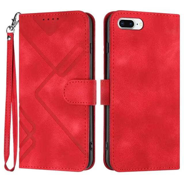 Redpepper iPhone 6 Plus 7 Plus 8 Plus cover pelle portafoglio
