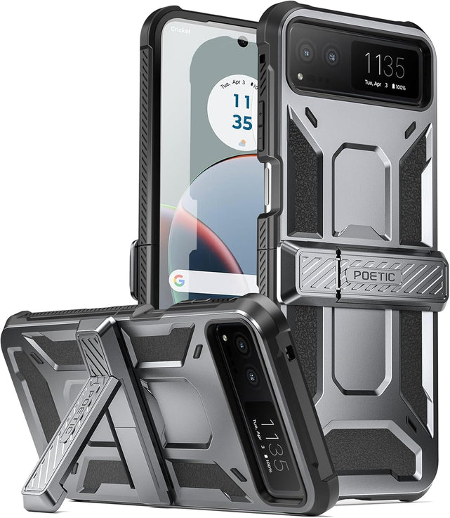 Redpepper Razr Plus 2024 cover rugged rossa con stand
