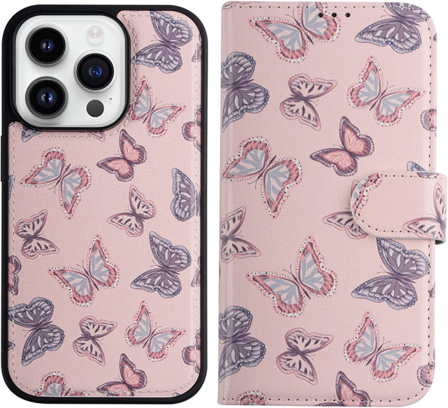 Redpepper iPhone 14 Pro cover portafoglio pelle 4 carte