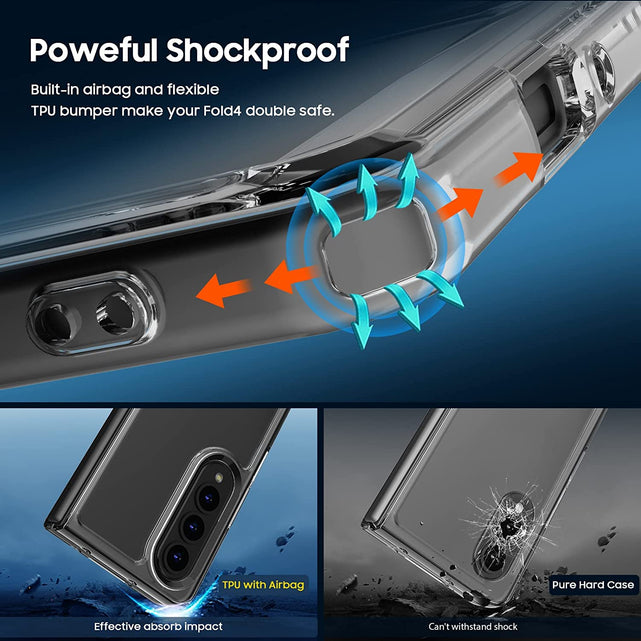 Redpepper Galaxy Z Fold 4 cover trasparente antiurto