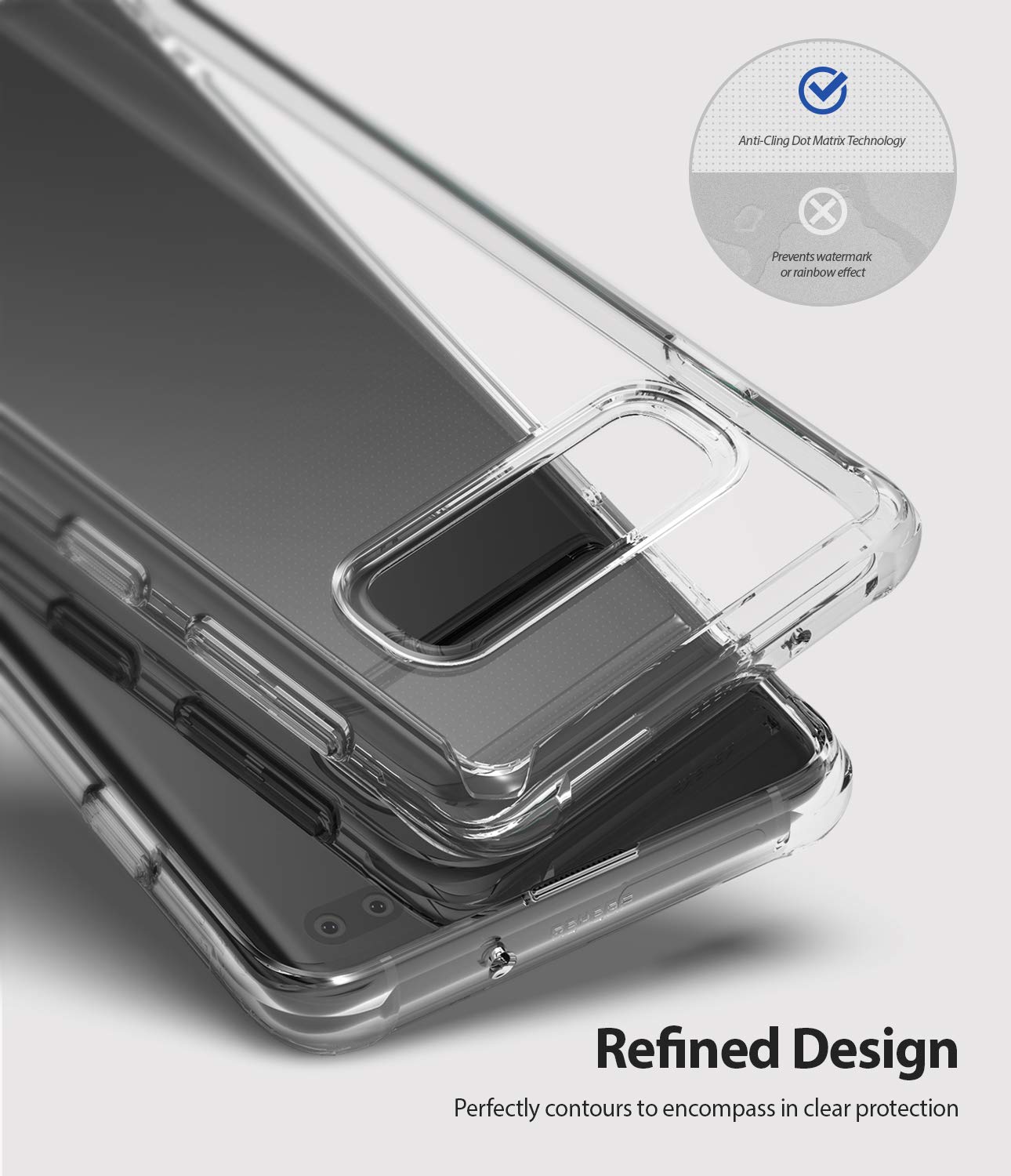 Ringke Fusion Custodia Galaxy S10 Plus 6.4 Trasparente Antiurto
