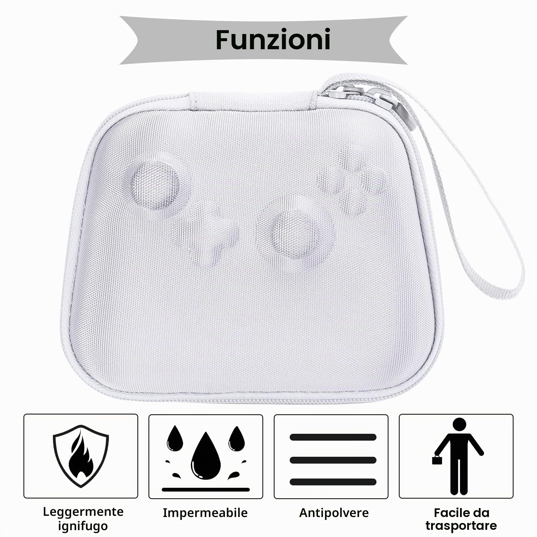 Aenllosi Game Controller Case 8BitDo Ultimate 2 custodia nera EVA