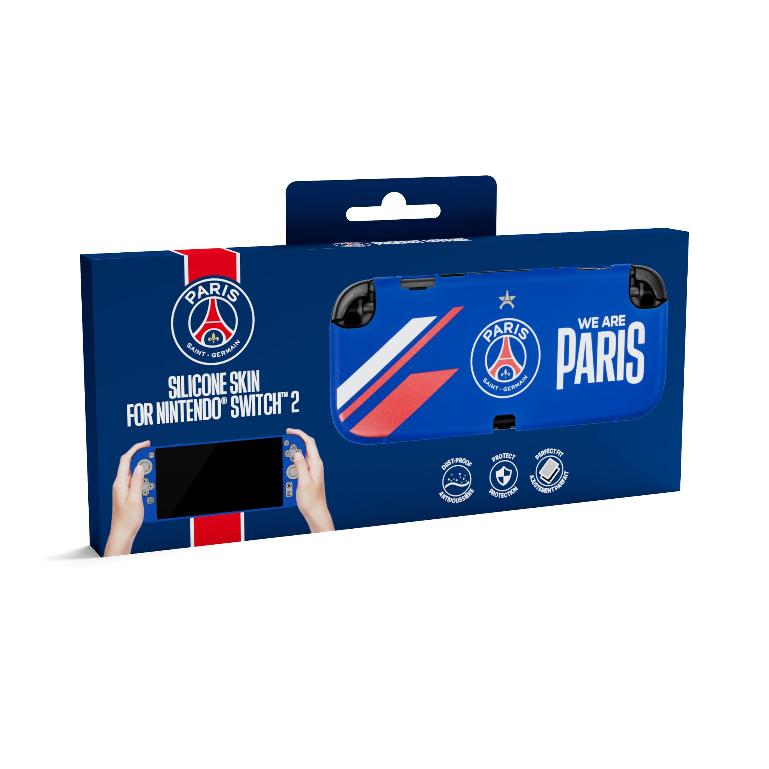 Konix PSG Cover Switch 2 Silicone Blu Antiurto Design 1 Stella