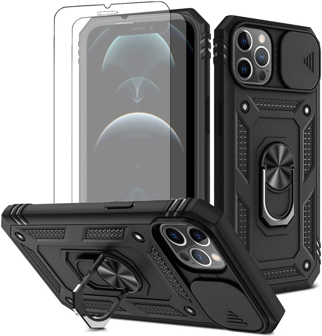 Redpepper iPhone 13 Pro Max cover magnetica nera antiurto