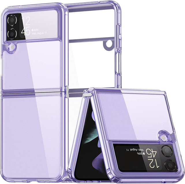 Redpepper Galaxy Z Flip 4 cover trasparente viola slim 5G
