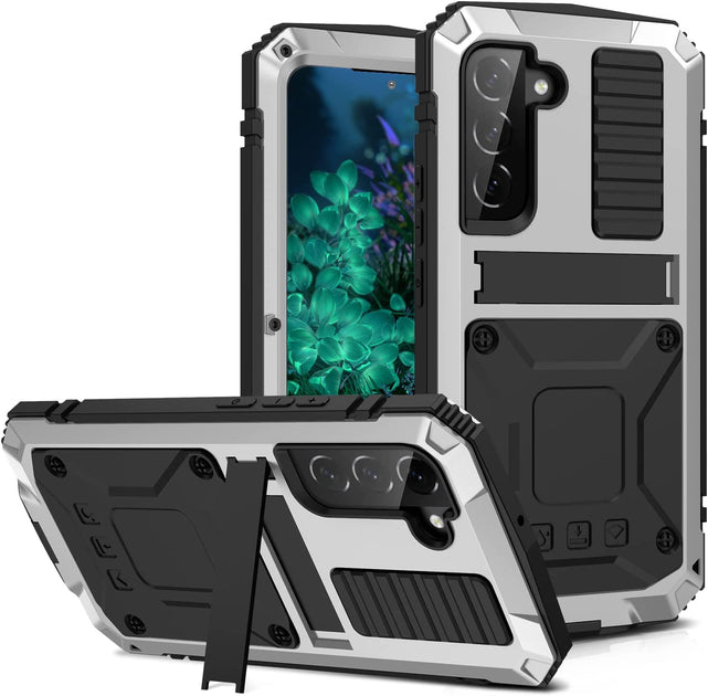 Redpepper Galaxy S23 custodia metallo con stand antiurto