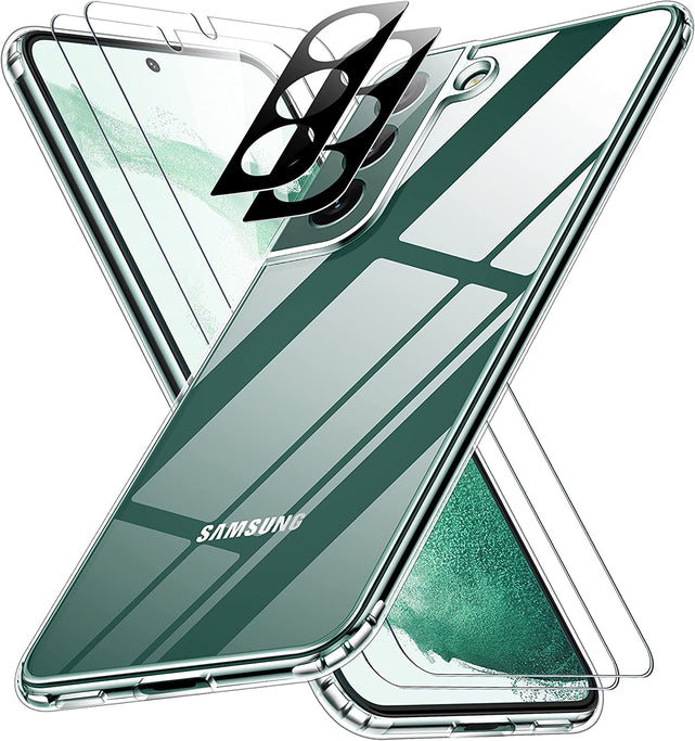 Redpepper Galaxy Cases Galaxy S22 Cover Nera con 2 Vetri