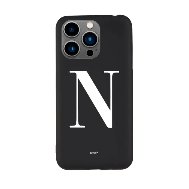 La Casa de las Carcasas Personalizzate iPhone 15 Pro custodia silicone nero anticaduta
