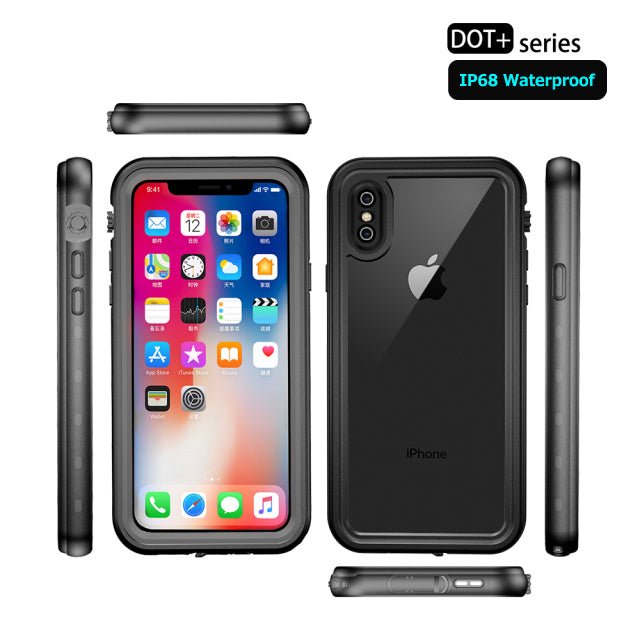 Redpepper iPhone XS Max custodia impermeabile IP68 nera