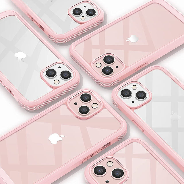 Redpepper iPhone 13 Mini Custodia Rosa Full Body Rugged