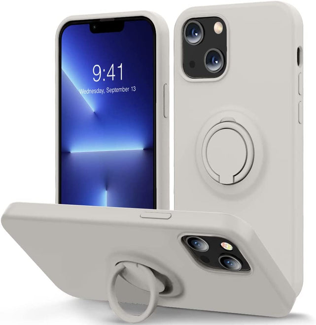 Redpepper Mocca iPhone 13 Mini custodia anello rosso vino