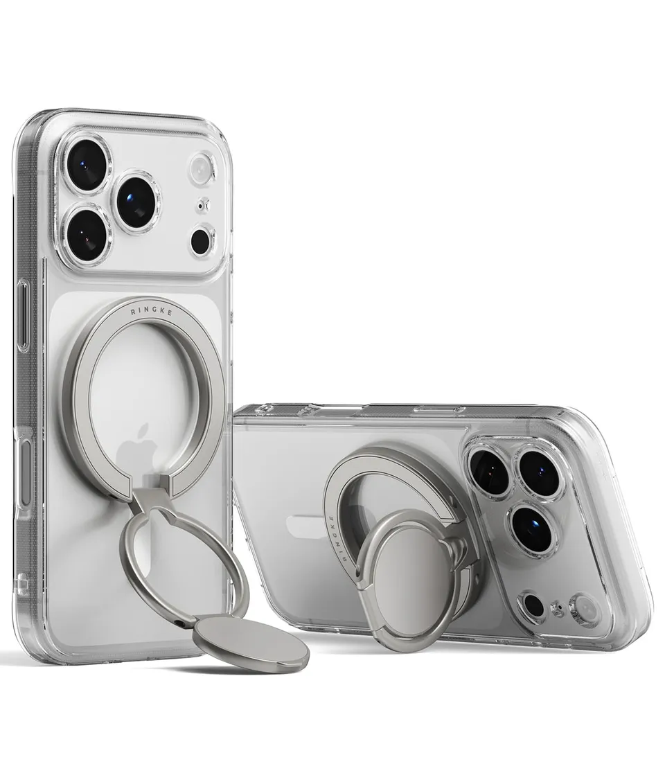 Ringke Ring Holder Magnetico Satin Silver Stand Zinco