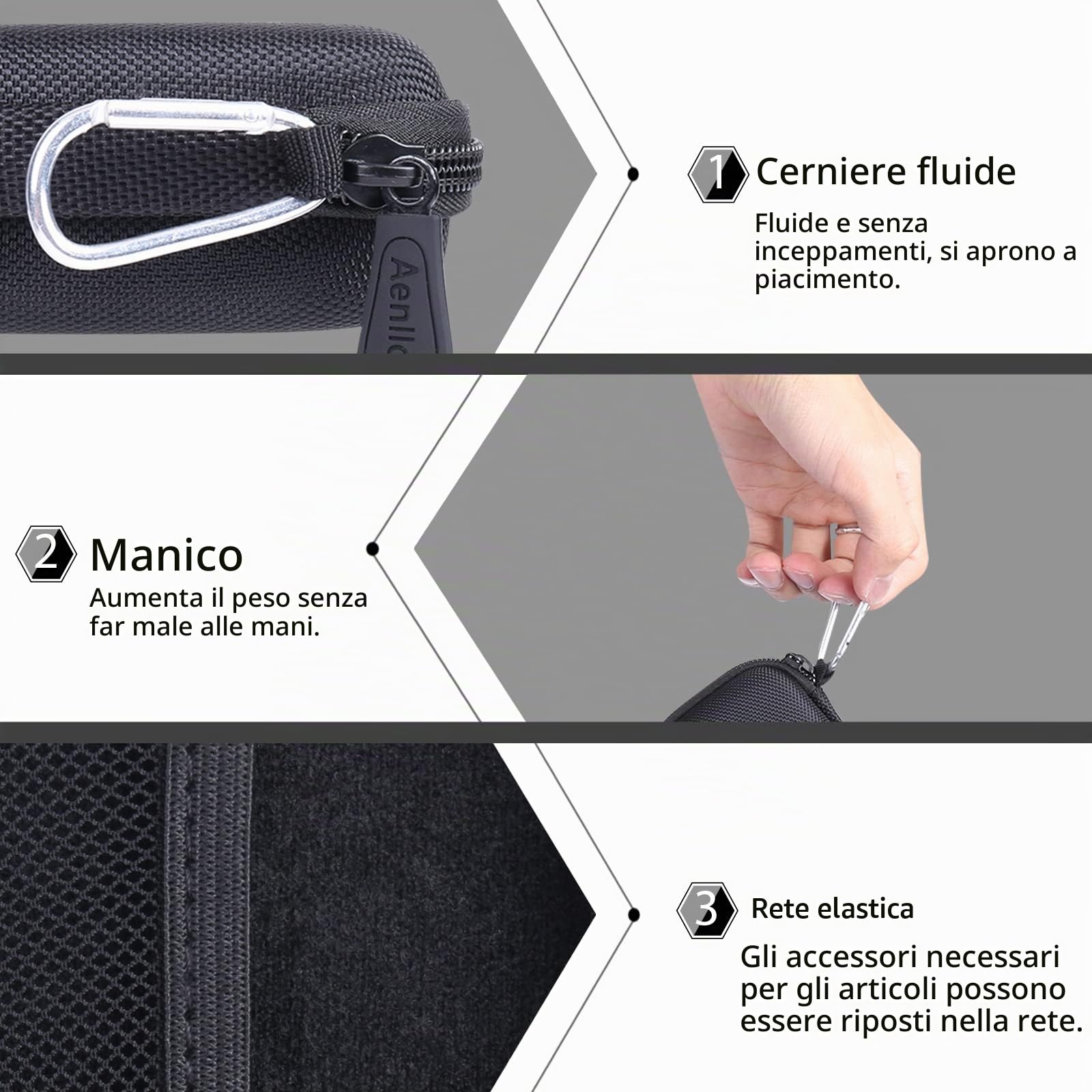 Aenllosi GPS Case custodia Garmin Edge 830/530/130 Plus EVA