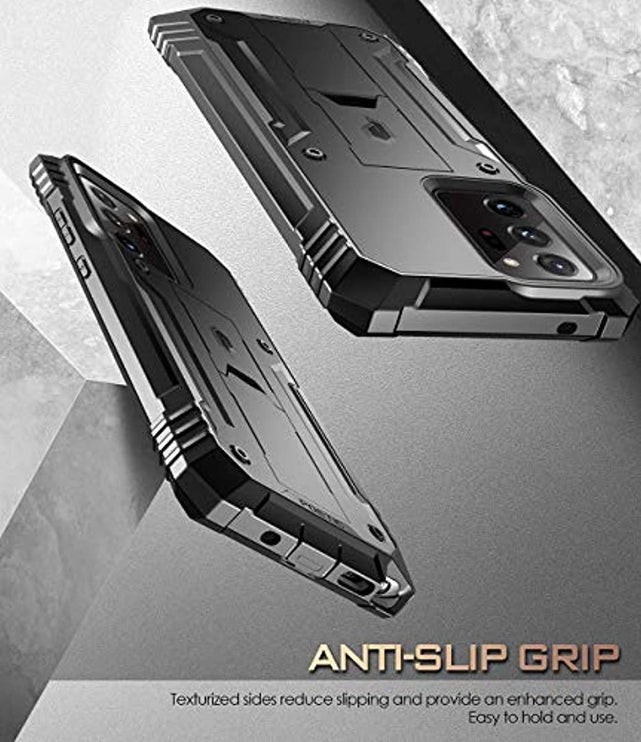 Redpepper Galaxy Note 20 Ultra Cover Antishock Nera con Stand