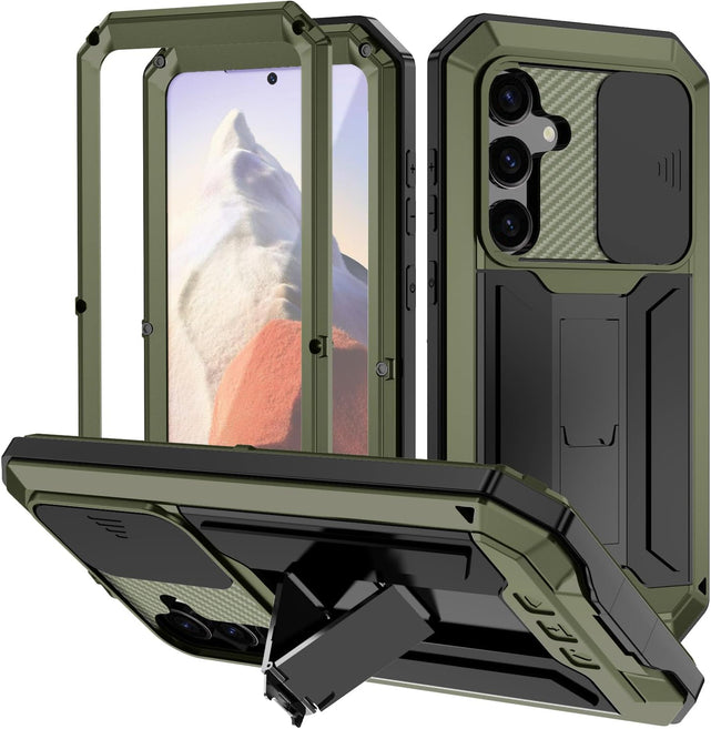 Redpepper Galaxy S25 5G cover metallo nera Gorilla Glass