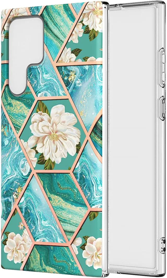 Redpepper Galaxy Cases Galaxy S23 Ultra cover marmo nera