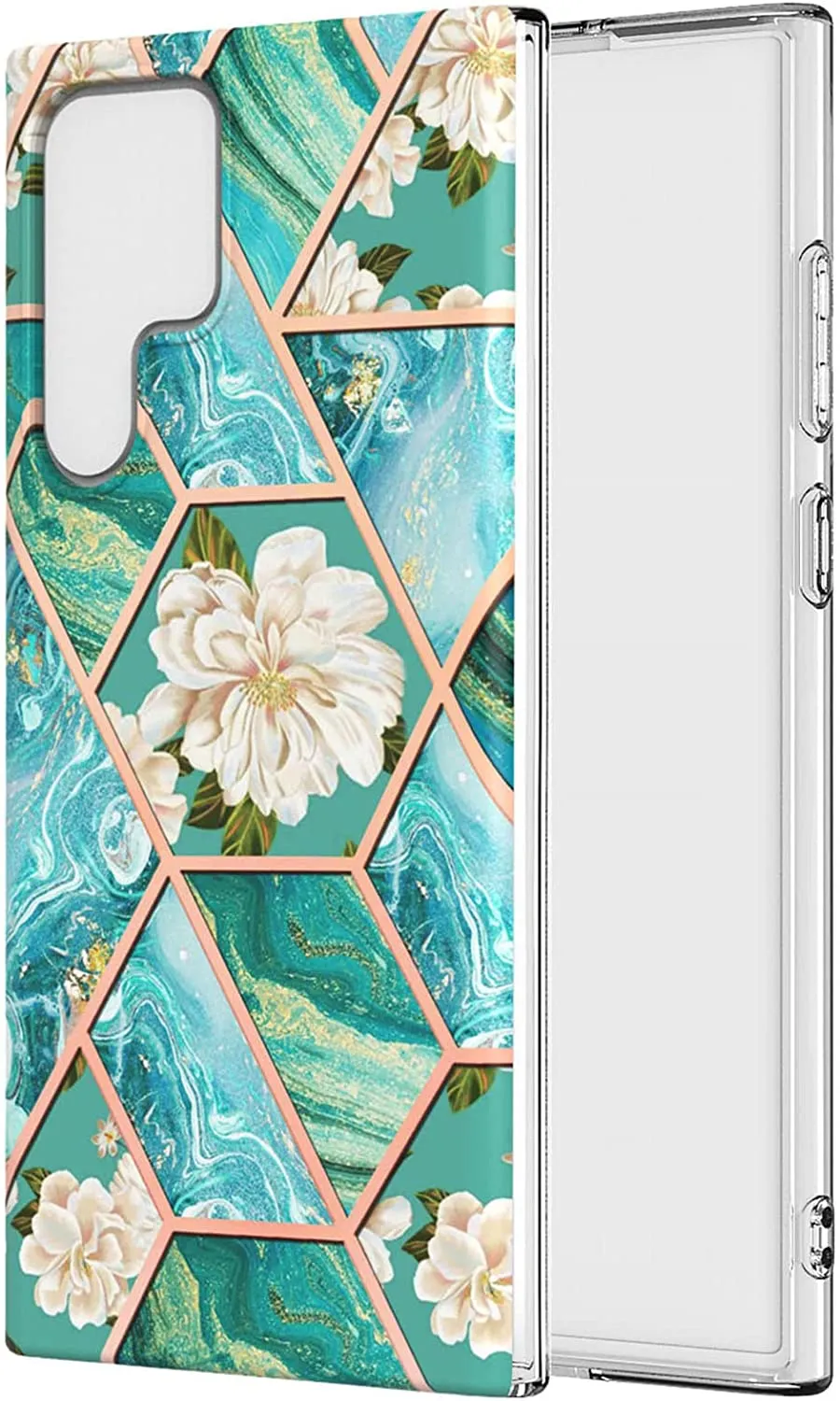 Redpepper Galaxy Cases Galaxy S23 Ultra cover marmo nera