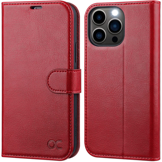 Redpepper iPhone 13 Pro Custodia Portafoglio Pelle RFID 3 Carte