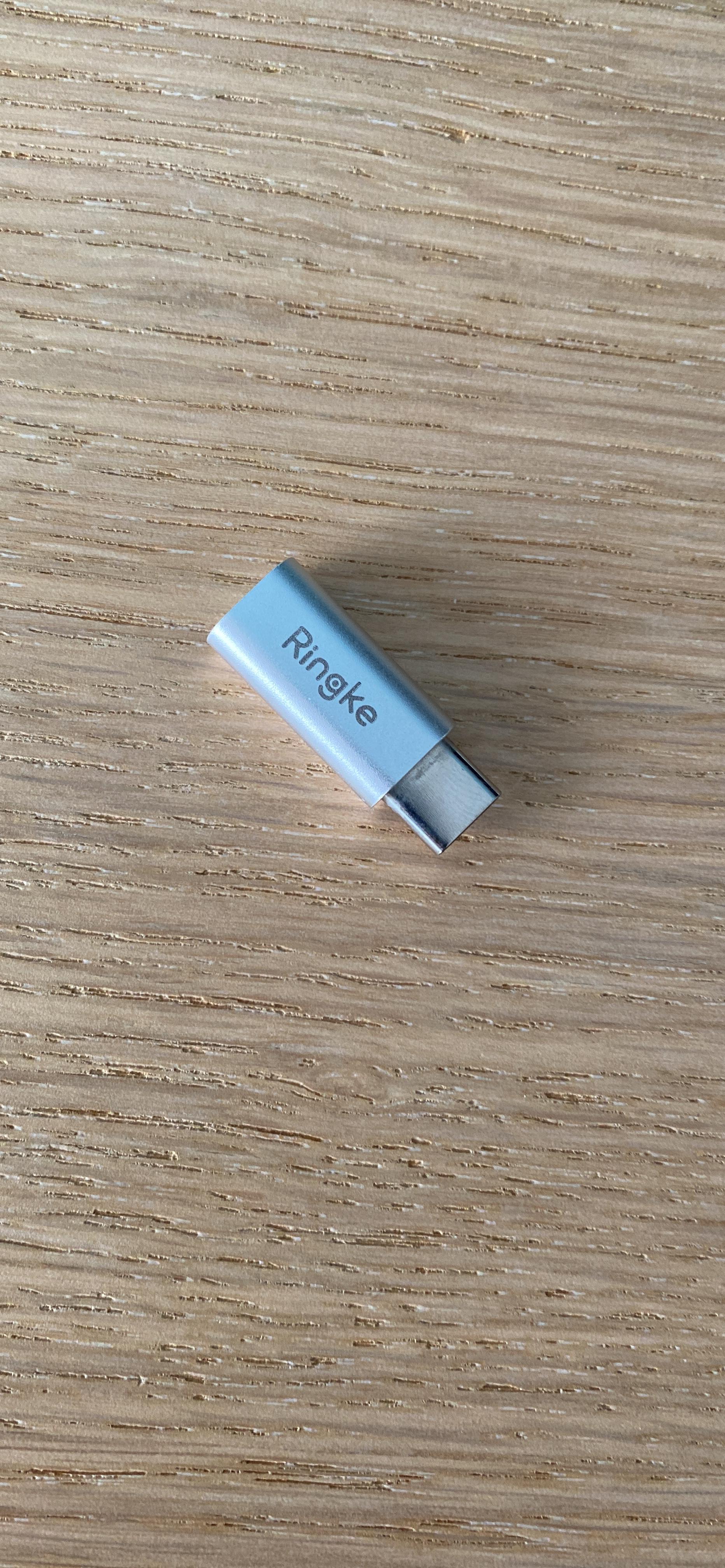 Ringke Adapter Lightning USB-C ricarica Silver 3 pezzi