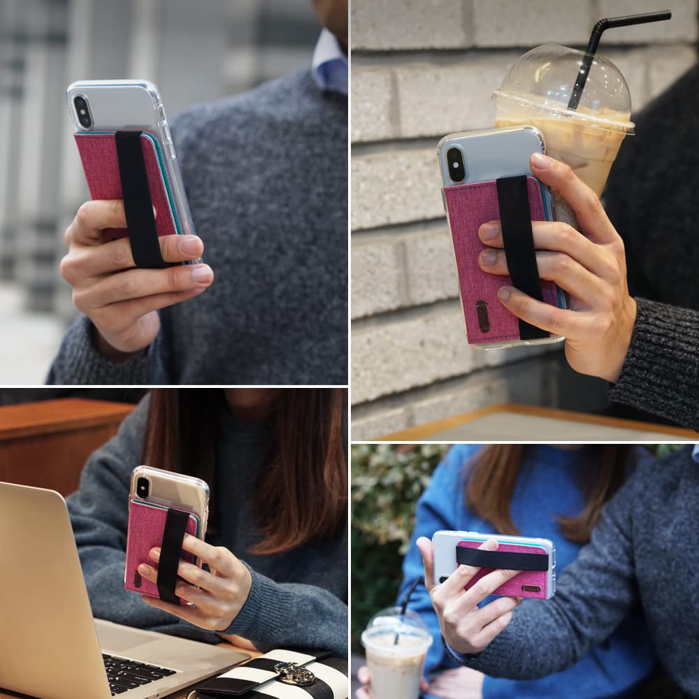Ringke Card Holder porta carte adesivo per smartphone nero