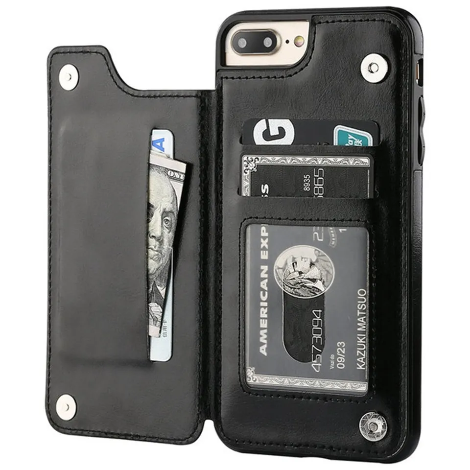 Redpepper Apple Cases Cover iPhone 14 Max Pelle Portafoglio Retro