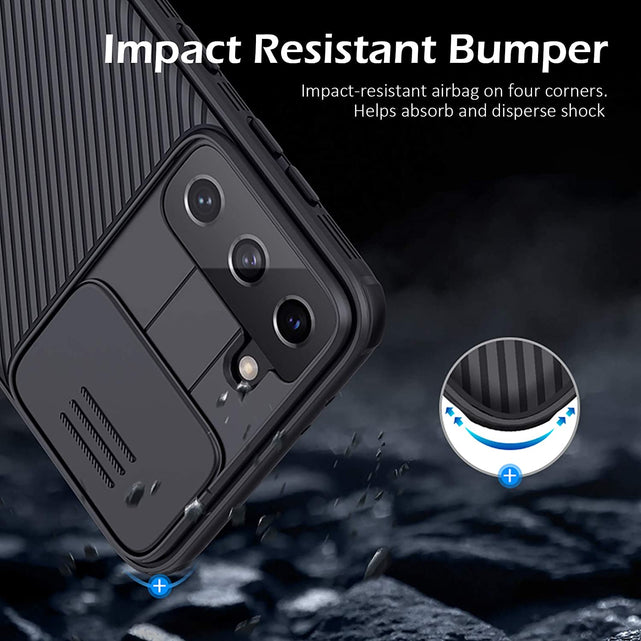 Redpepper Galaxy S21 Plus Custodia Slim con Copri Fotocamera